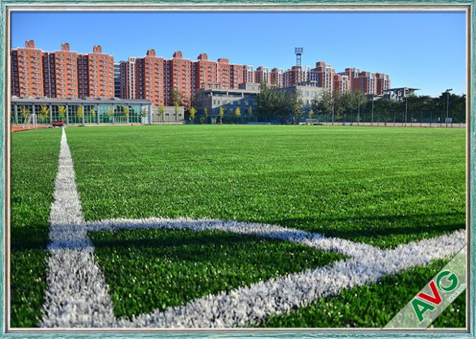 Monofil PE fabrikant For Sports, het Kunstmatige Gras van het Garen de Groene Kunstmatige Gras van het Voetbalgebied 1