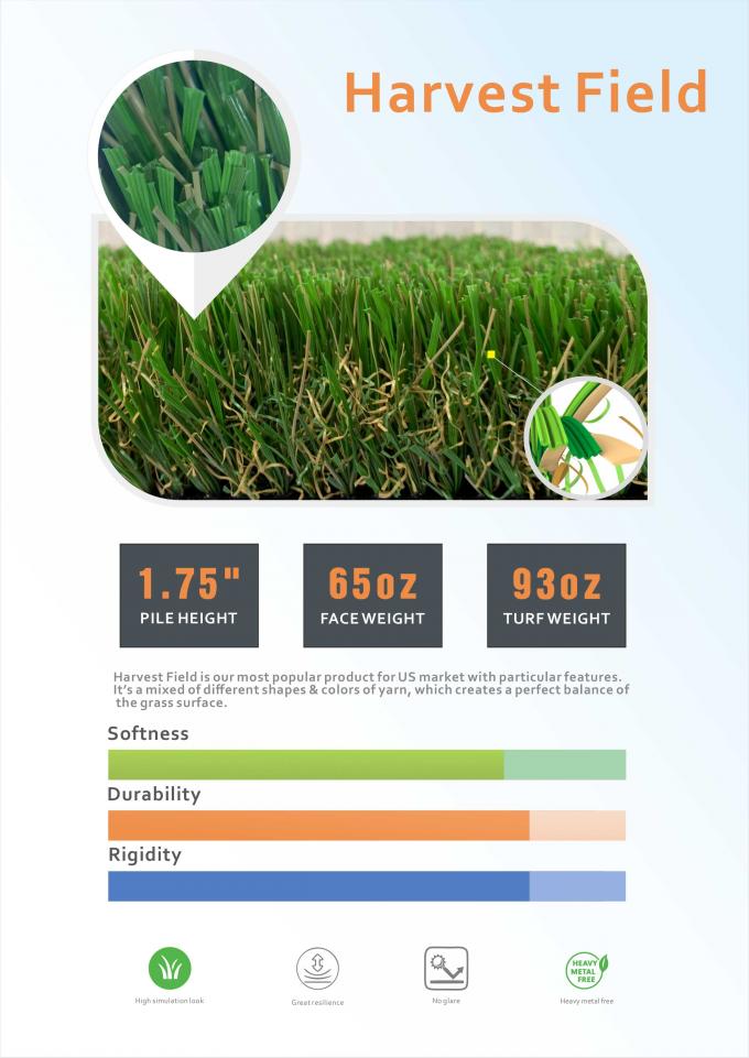 Het Tapijt van het het Grasgras van het landschapsgras voor het Tuinieren Plastic Gras voor tuin 1